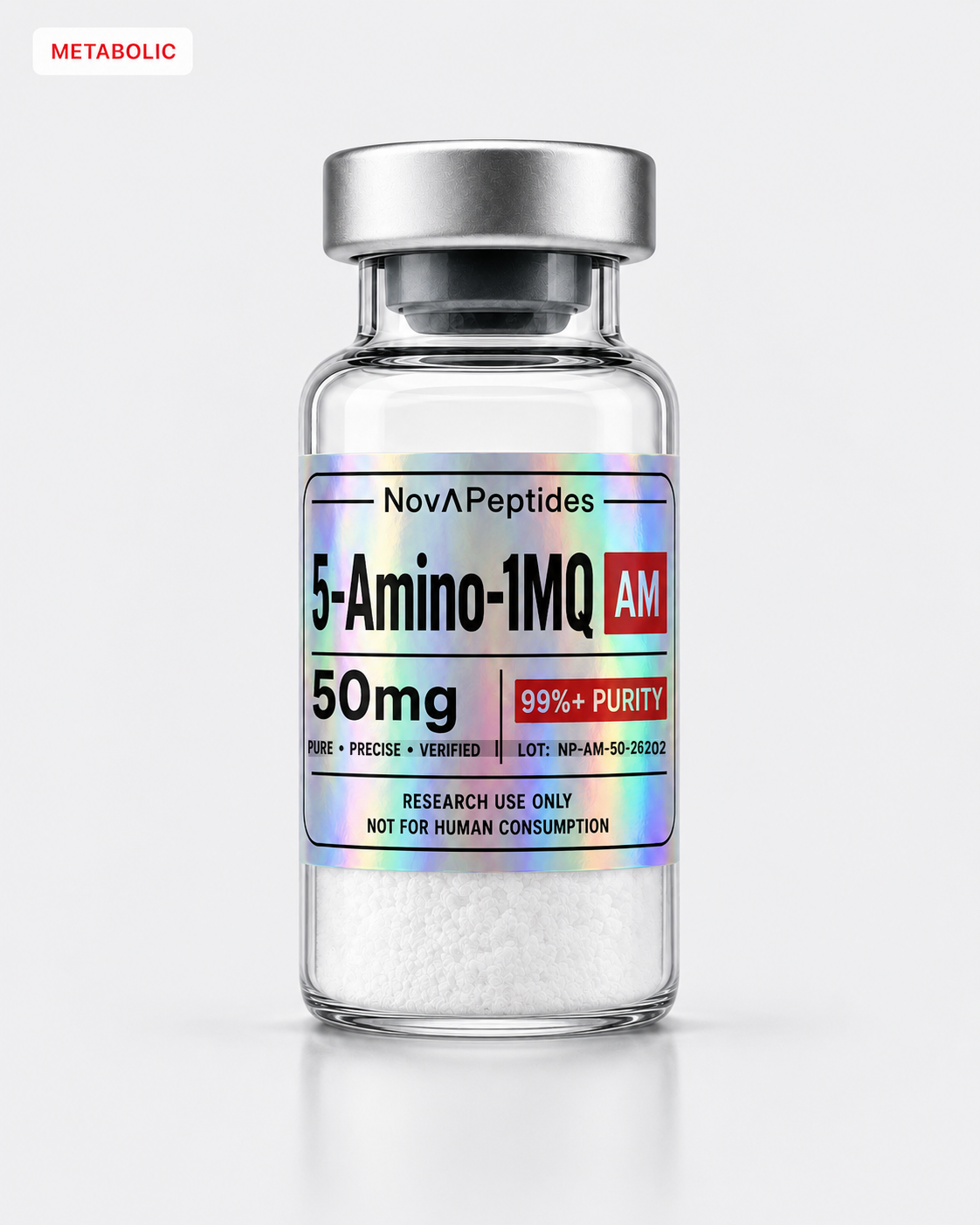 Vial de 5-Amino-1MQ 50 mg Nova Peptides