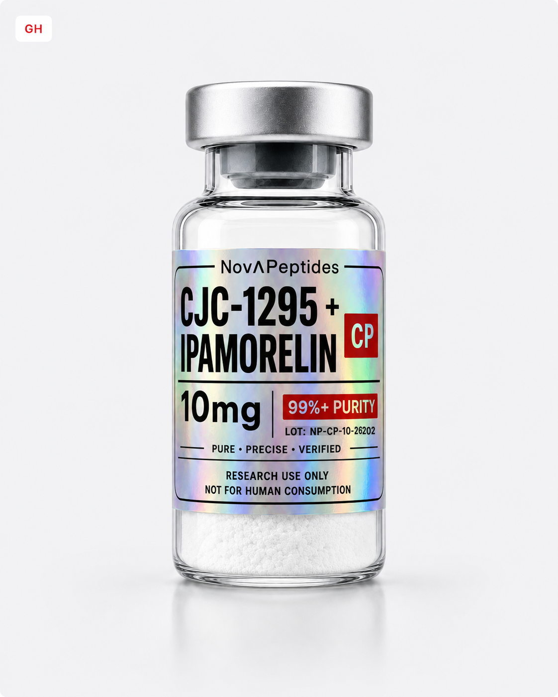 Vial de CJC-1295 + Ipamorelin 10 mg Nova Peptides