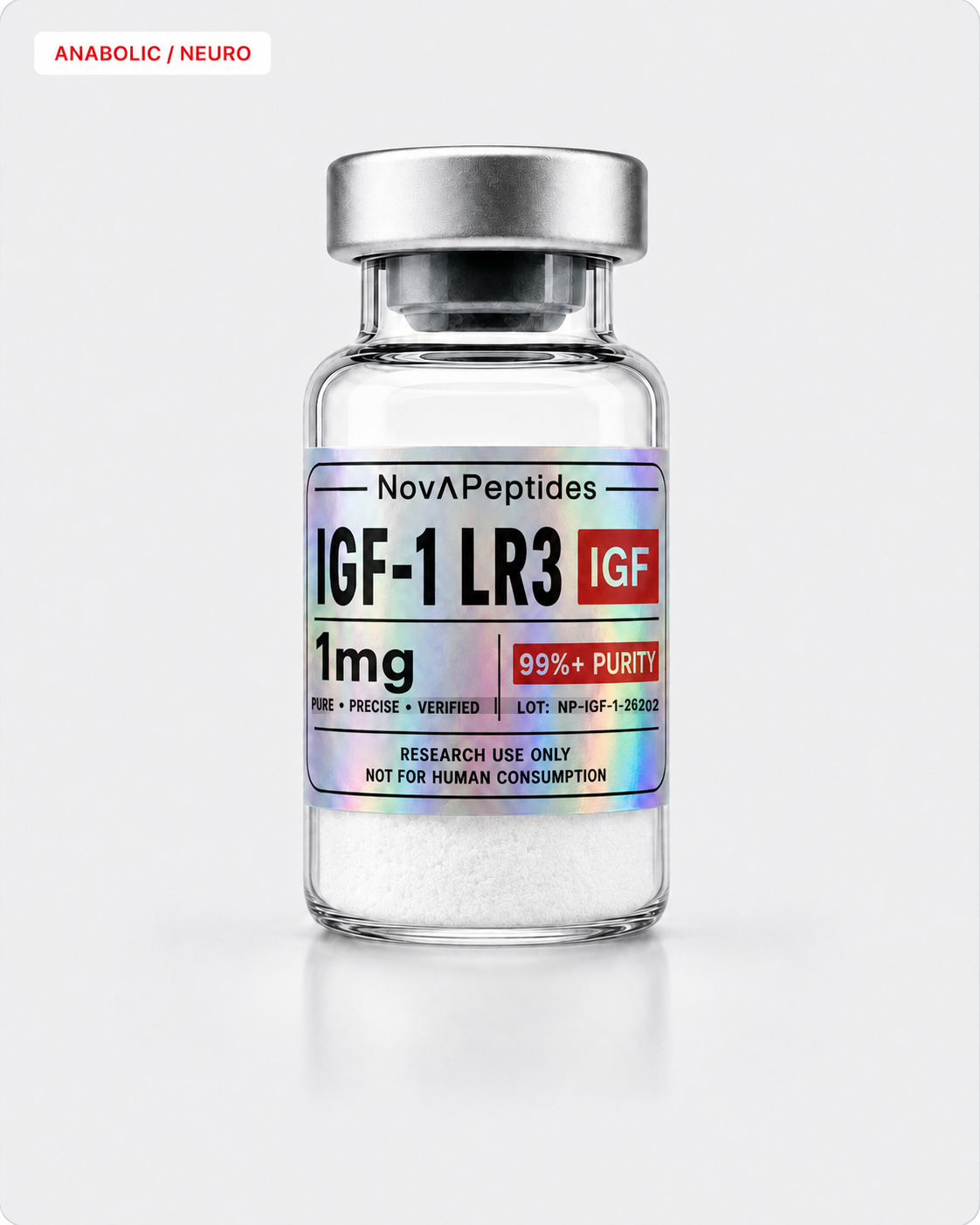Vial de IGF-1 LR3 Nova Peptides