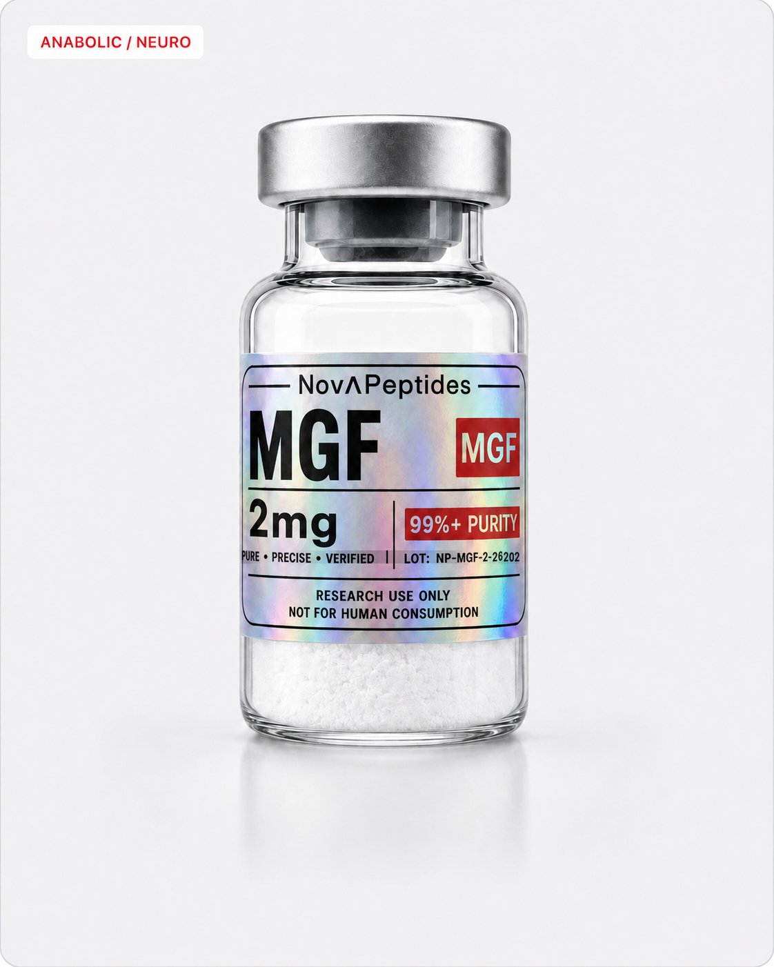 Vial de MGF Nova Peptides