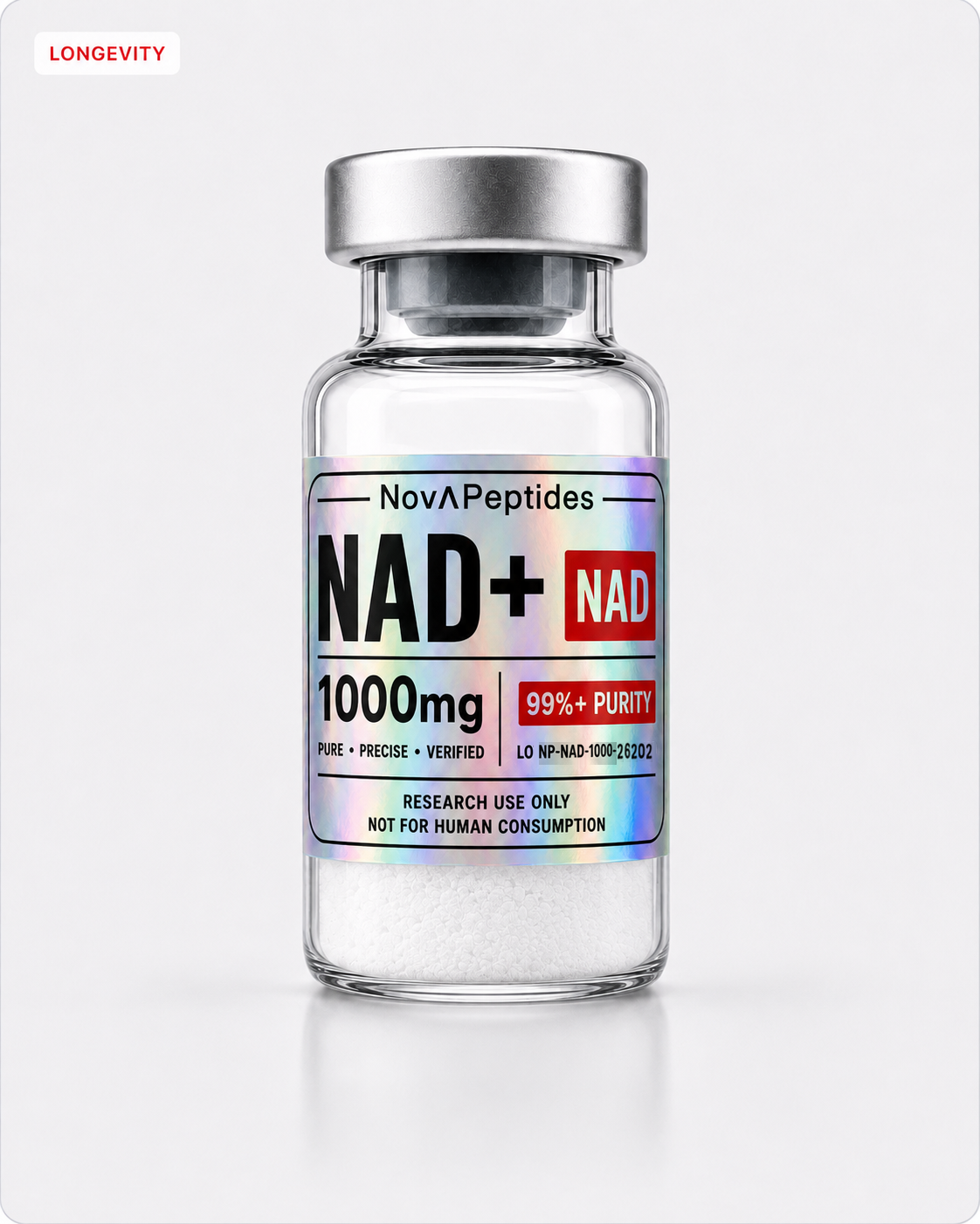 Vial de NAD+ Nova Peptides