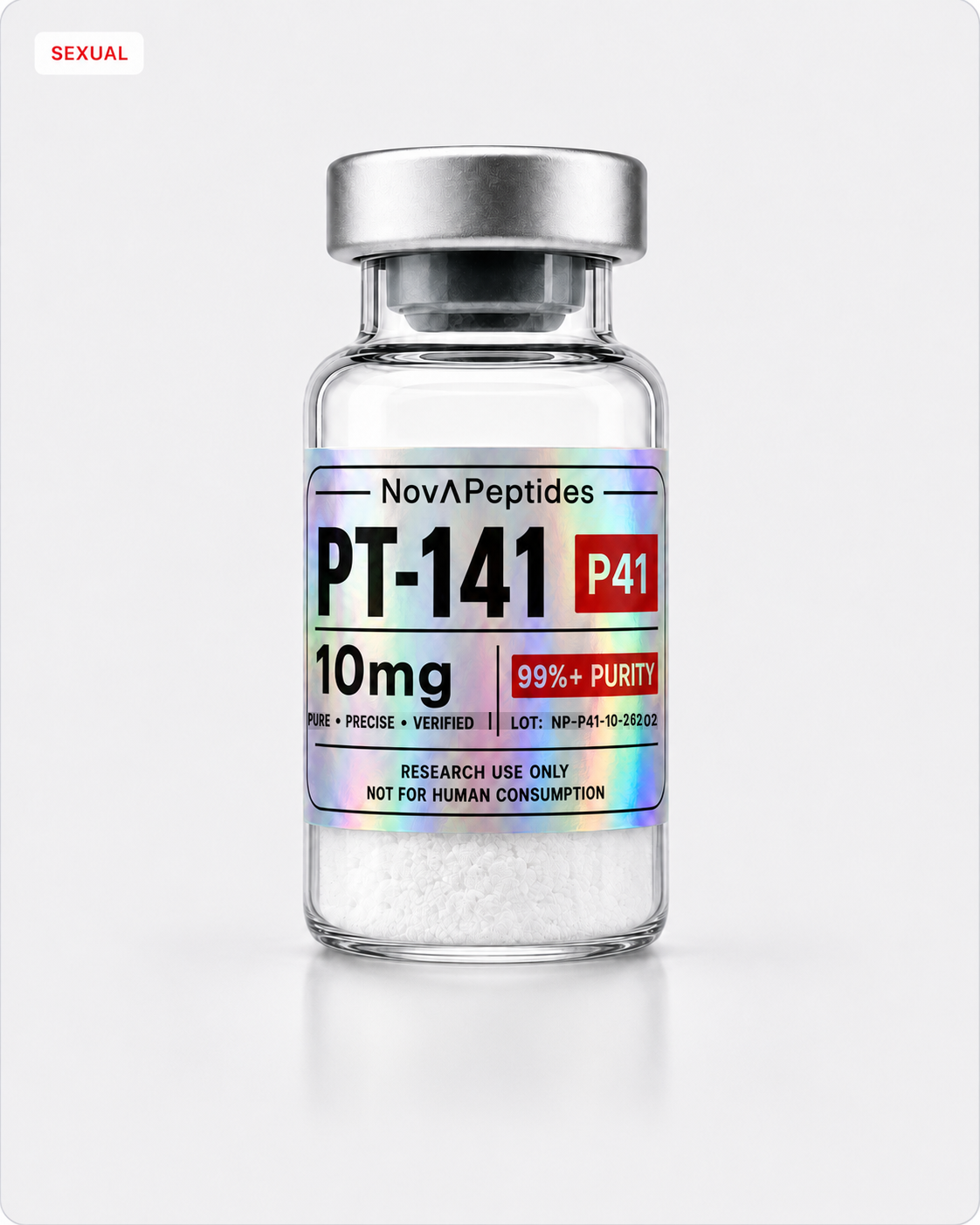 Vial de PT-141 10 mg Nova Peptides
