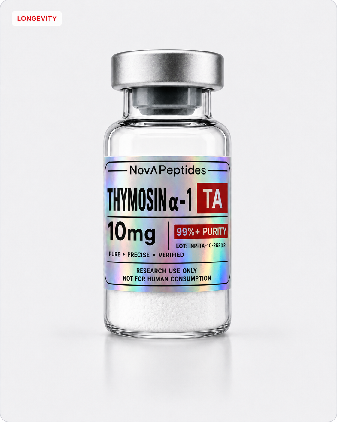 Vial de Thymosin α-1 Nova Peptides